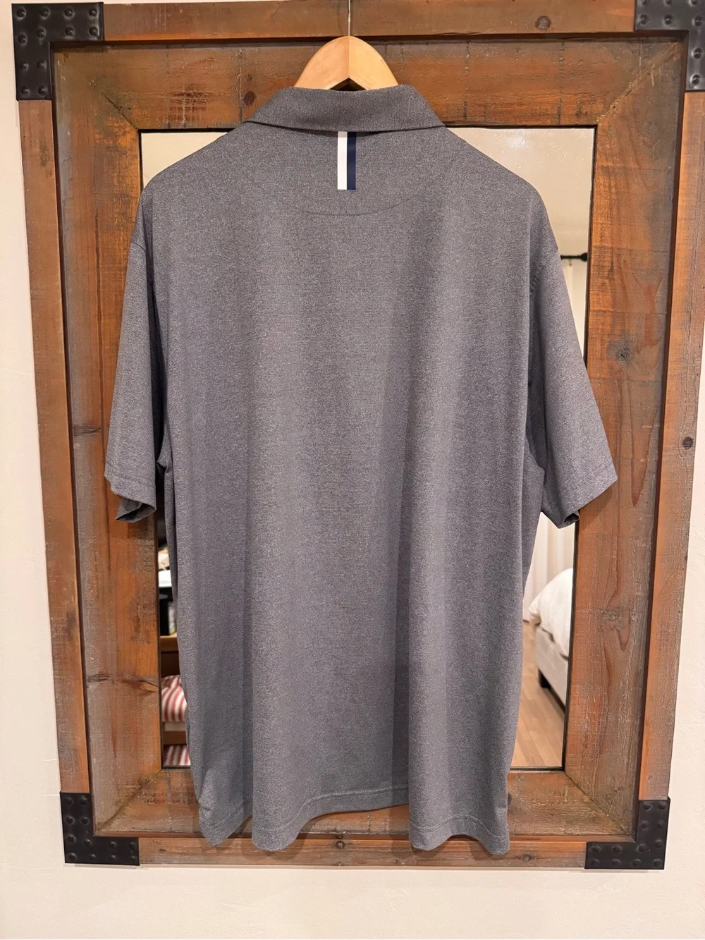 Rhoback Performance Polo (XXL) - Gray Heathered Solid - Excellent Condition